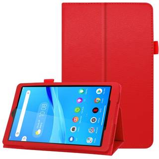 Lenovo Tab M8 (2nd Gen.) 8" Litchi Læder Cover m. Magnetluk & Ståfunktion - Rød