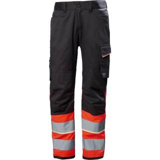 Helly Hansen Workwear UC-ME 77513_169 Håndværkerbukser Bemærk, sort/rød Hi-Vis, sort/rød