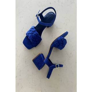 Feel It Højhælede Sandaler, Electric Blue, 36