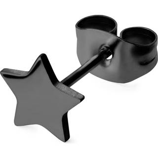 Gråsort Stålørering m. Stjerne