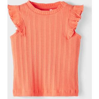 NAME IT Hulmønster Top Fallie Coral