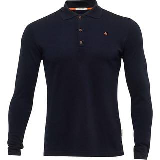 Aclima Men's LeisureWool Pique Shirt Long Sleeve Navy Blazer, L