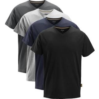 Snickers 2512 t-shirt med v-hals navy 2XL