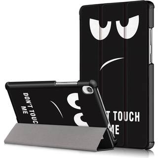Lenovo Tab M8 (2nd Gen.) 8" Læder Flip Cover m. Folde & Standerfunktion - "Don't Touch Me"