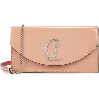 Christian Louboutin Loubi54 patent leather clutch - red - One Size