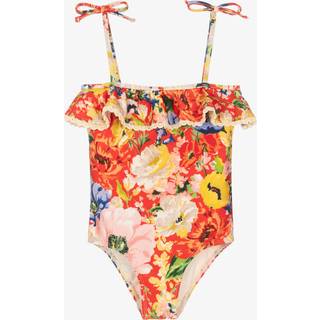Zimmermann Kids Alight ruffled floral swimsuit - multicoloured - Y 4