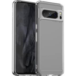 Google Pixel 8 Pro Fleksibelt Plastik Bagside Cover - Gennemsigtig