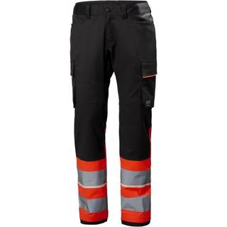Helly Hansen Workwear UC-ME 77515_169 Håndværkerbukser bemærk, sort/rød Hi-Vis, Sort/Rød