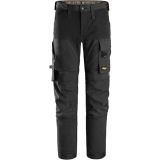 Snickers arbejdsbukser 6375 AllroundWork, sort, 124 63750404124