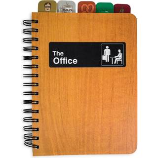 Kontoret fanebladet 288-siders spiral notebook journal