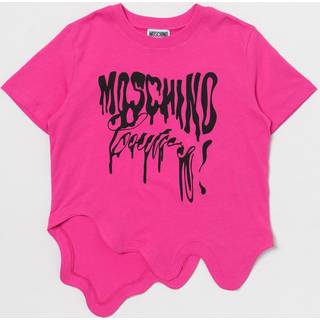 Moschino Kids Printed cotton T-shirt - pink - Y 6