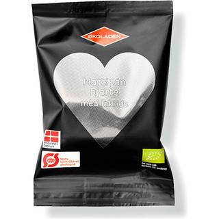 Økoladen Marcipanhjerte Lakrids Ø - 19 g.
