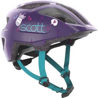 SCOTT Spunto Cykelhjelm Happy Purple Til Børn 46-52 cm