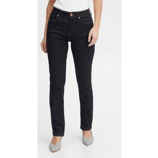 Pulz Jeans PZEMMA HW Jeans medium straight - Blå - Str 28/32 - Damer