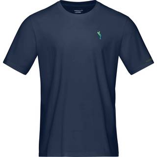 Norrøna Men's /29 Cotton Activity Embroidery T-Shirt Indigo Night, L