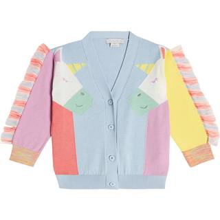 Stella McCartney Kids Embroidered cotton cardigan - multicoloured - Y 14