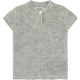 Molo Geneva Kortærmet Strikket Top Lysegrå Melange 62/68 cm  Grå  62/68 cm  Unisex