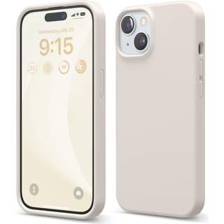 Elago Liquid Silicone Case kompatibel med iPhone 15 Premium Silicone Full Body Protection ShockProof Structure With 4 Layers Soft Microfiber Loke
