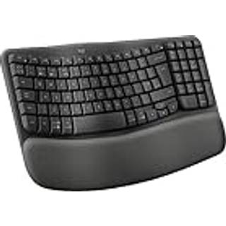 Logitech Wave Keys - keyboard - QWERTZ - German - graphite - Tastatur - Tysk - Grå