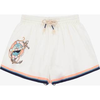 Zimmermann Kids Alight printed cotton shorts - white - Y 4