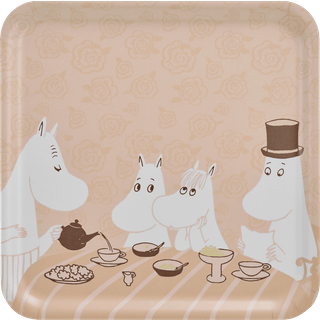 Muurla Mumitrold Bakke 33x33 Cm Coffee Time - Bakker Birkefinér Beige - 2600-3333-02