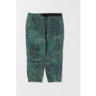 Stella McCartney Kids Printed cotton canvas pants - green - Y 10
