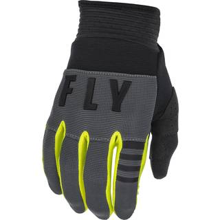Fly Racing 2022 Voksne F-16 Handsker (GreysBlackhi-Vis X-Small)