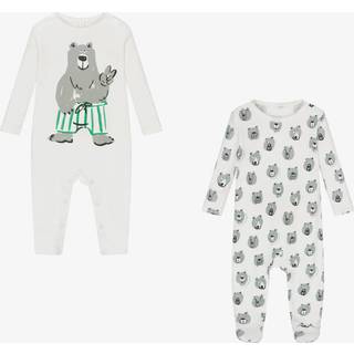 Stella McCartney Kids Baby set of 2 cotton onesies - multicoloured - M 12
