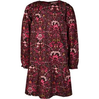 Noa Noa Miniature Kjole Print Brown Flower - Str. 5y 110cm