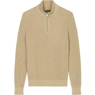 Marc O'Polo Herren Troyer beige unifarben