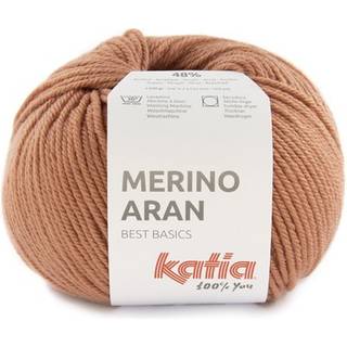 Katia Merino Aran 093 Koral Indhold: 52% superwash merinould, 48% akryl Vægt/længde: 100 g = ca. 155 meter Anbefalede pinde: 4.5-5.5 mm Strikkefasthed: 10 x 10 cm = 16 m x 20 p Vask: Finvask 30℃ / Kan tørretumbles.