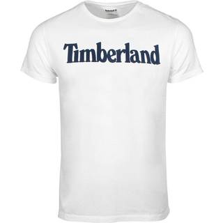 Timberland White Cotton Men T-Shirt