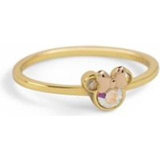 Disney Gold Crystal Minnie Mouse Adjustable Ring - Adjustable