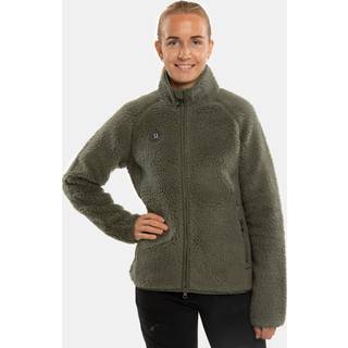 Uhip - Merino Pile Full Zip Willow - 34 - Grön