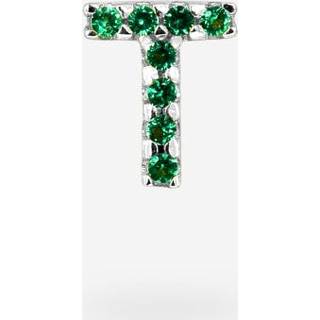 IX T Green Earring Silver