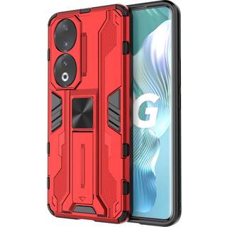 Honor 90 Håndværker Bagside Cover m. Kickstand - Rød