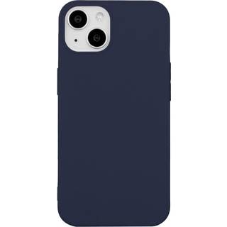iPhone 15 Plus Mat Fleksibel Plastik Bagside Cover - Blå