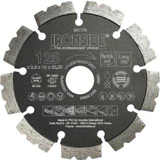 Ironside 201179 Diamantskæreskive universal, 125x22,23x2,3 mm