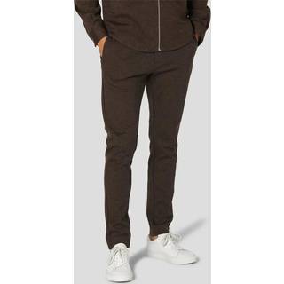 Milano jersey stretch pants - Brun Melange
