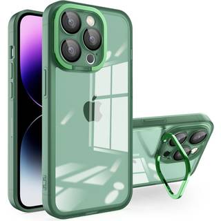 SKALO iPhone 15 Pro Colour Bumper Camera Ring Cover - Grøn
