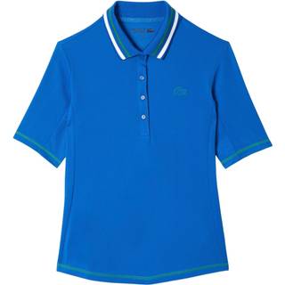 Lacoste Ultra-Dry Pique Polo Shirt Women Blue