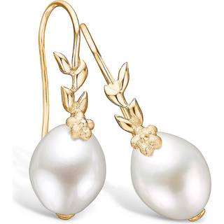Blossom Copenhagen ørehængere i forgyldt med perle