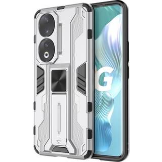 Honor 90 Håndværker Bagside Cover m. Kickstand - Sølv
