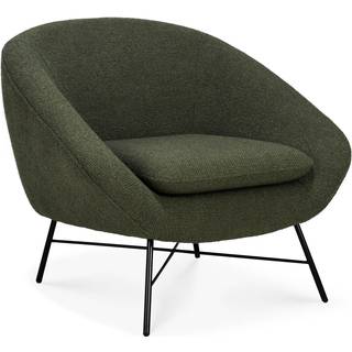 Ethnicraft Barrow Lænestol - Lænestole Polyacryl Pine Green - 20136