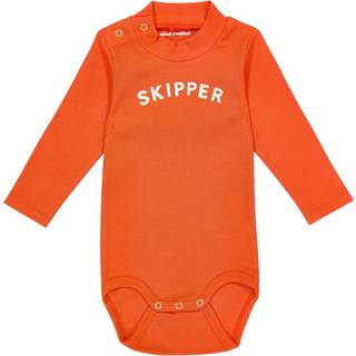 Mini Rodini Baby Sailor cotton bodysuit - red - M 18