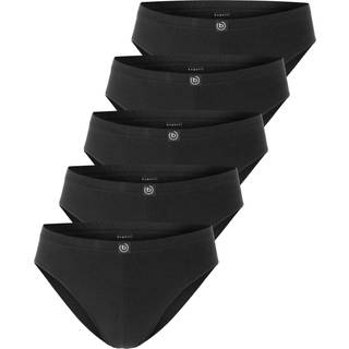 bugatti Herren Slips schwarz Baumwolle & Mix unifarben