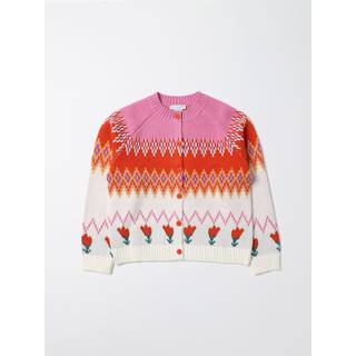 Stella McCartney Kids Cotton and wool cardigan - multicoloured - Y 8