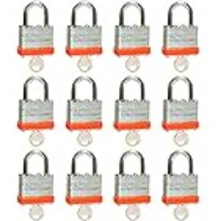 H?ngel?s med samme n?gle lqyn 12 pcs lamineret tastet h?ngel?s (1-9/16 """" 40 mm) n?gle L?s normal kjole til opbevaring skab hasp latch v?rkt?jska