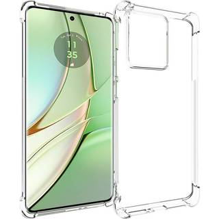 Motorola Edge 40 Shockproof Fleksibelt Plastik Bagside Cover - Gennemsigtig