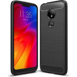 Motorola Moto G7 Power Brushed Carbon Fiber Texture Cover Sort